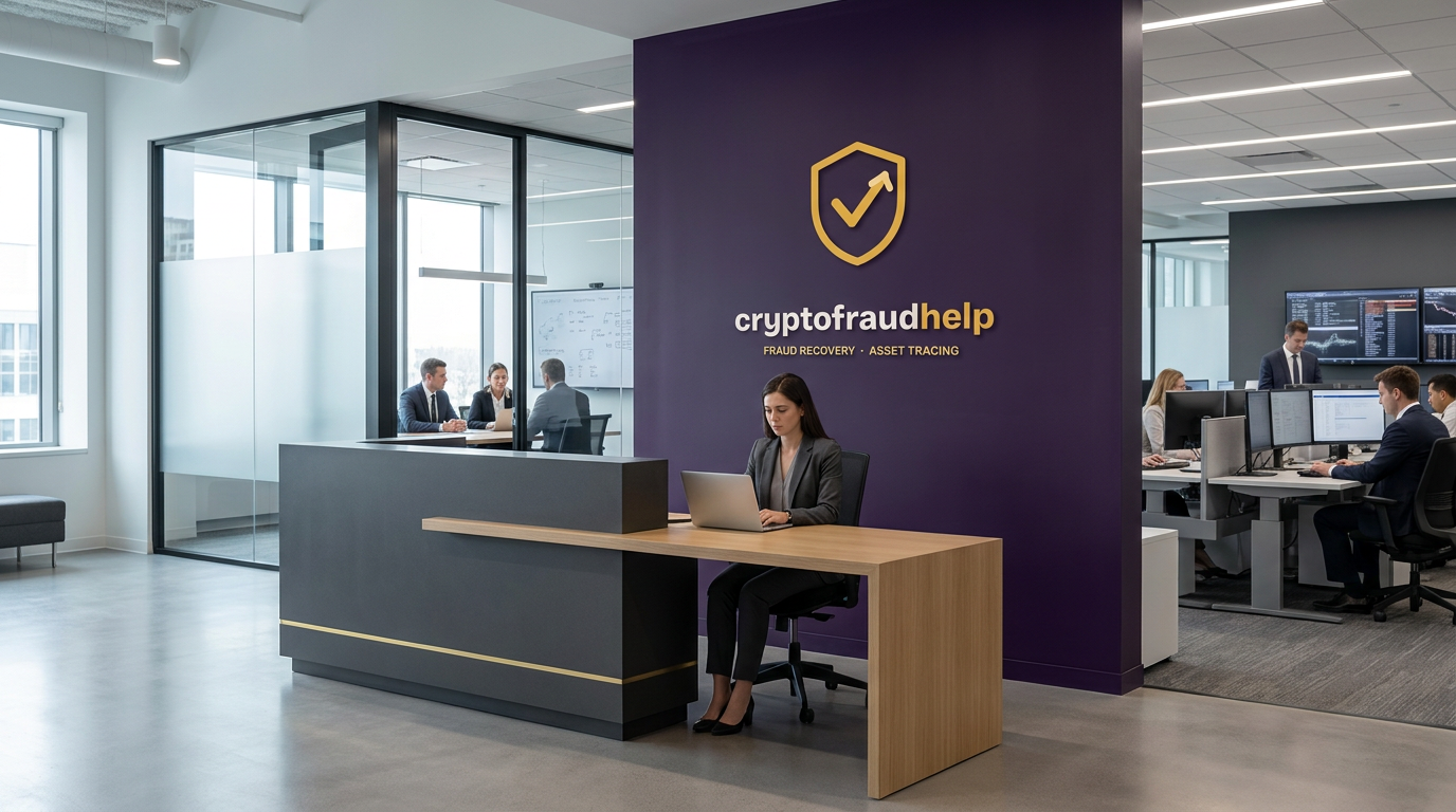 Inside the Cryptofraudhelp office